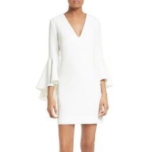 EUC - Milly Nicole Bell Sleeve V Neck Dress in Cream